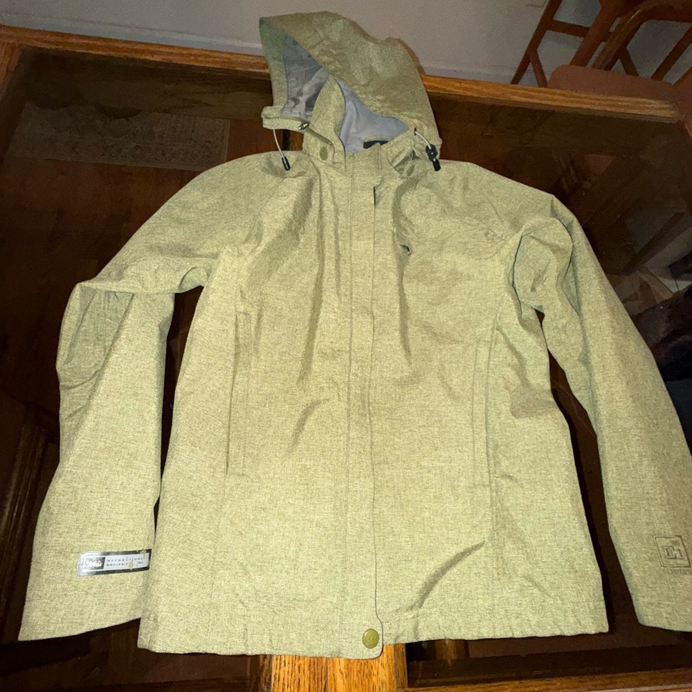 Olive Green Hooded recreational equipment inc. Jacket